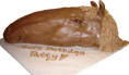 Horse head sculptured cake